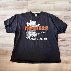 Vintage HOOTERS cowboy Texas shirt RARE